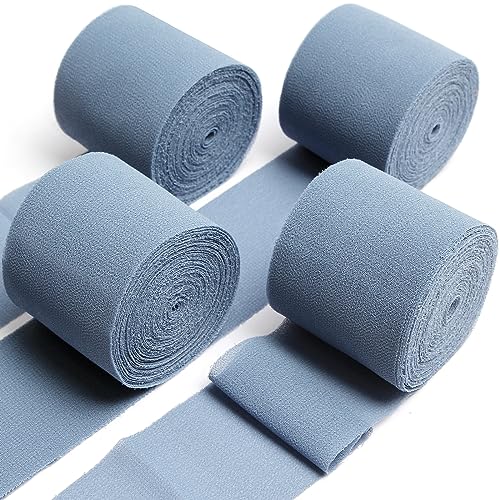 UpUDo 4 Rolls Chiffon Ribbon, 1.5