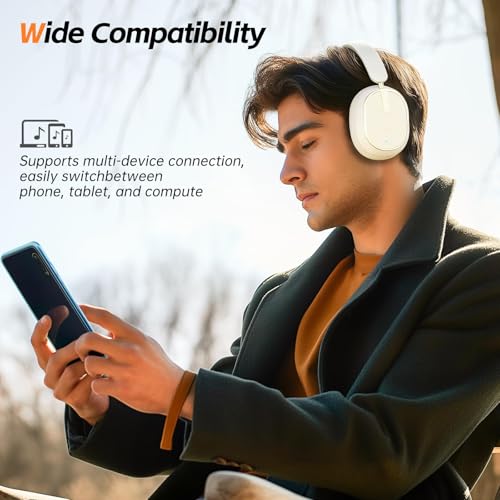 Noise Cancelling Wireless Headphones Over-Ear