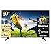 Hisense 50A6GG 127cm (50 Zoll) Fernseher, 4K UHD, Smart TV, HDR, Dolby Vision, Triple Tuner DVB-C/S/ S2/ T/ T2, Frameless, Wifi, Bluetooth, Alexa Built-In, DTS Virtual X, Hotel Mode, Schwarz [2022 ]