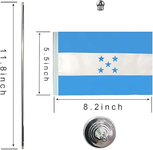 Miniatura 103 de WXTWK Paquete de 2 banderas japonesas de escritorio, pequeñas banderas de mesa japonesas con base de soporte, decoración de celebración de eventos