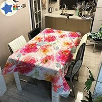 Nappe Rectangulaire Polyester Anti Tâche Uni Jaune Moutarde