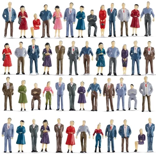 Juexica Mini People Figures 1:50, 1:75 Scale 100 pcs