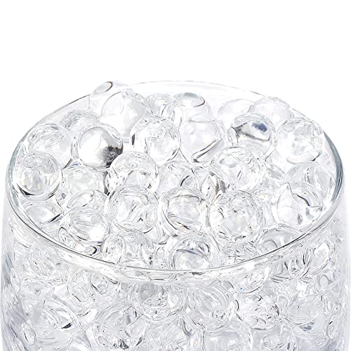 Perles d'eau 10.000 pièces Perle d’Eau Transparente en gel pour Remplissage de Vase pour Perles Flottantes, Fabrication de Bougies Flottantes, Remplissage...