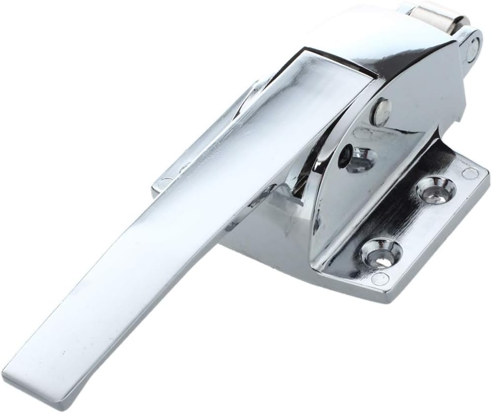 Hook-Latches Stainless Steel Spring Loaded Walk in Freezer Cooler Door Handle Latch
