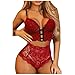 Produktbild Copelsie Sexy UnterwäSche Frauen Erotik Underwear Spitze WäSche ReizwäSche Einteilige Spitze Bodysuit Negligee Strap Einteilige Dessous Passion Nachthemden Sleepwear Reizvolle