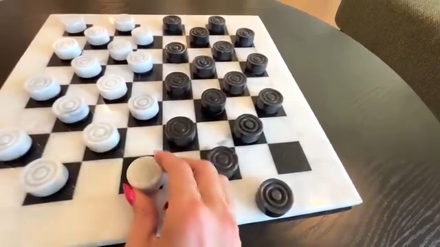 Amazon.com: Radicaln Marble Checkers Set 15