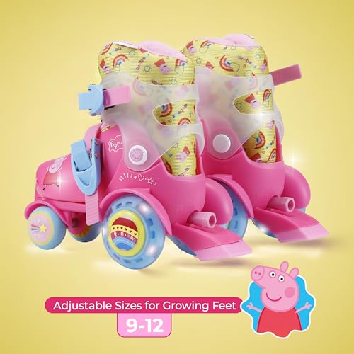 Image of Trainer Skates for Kids, Light Up LED Wheels, Adjustable