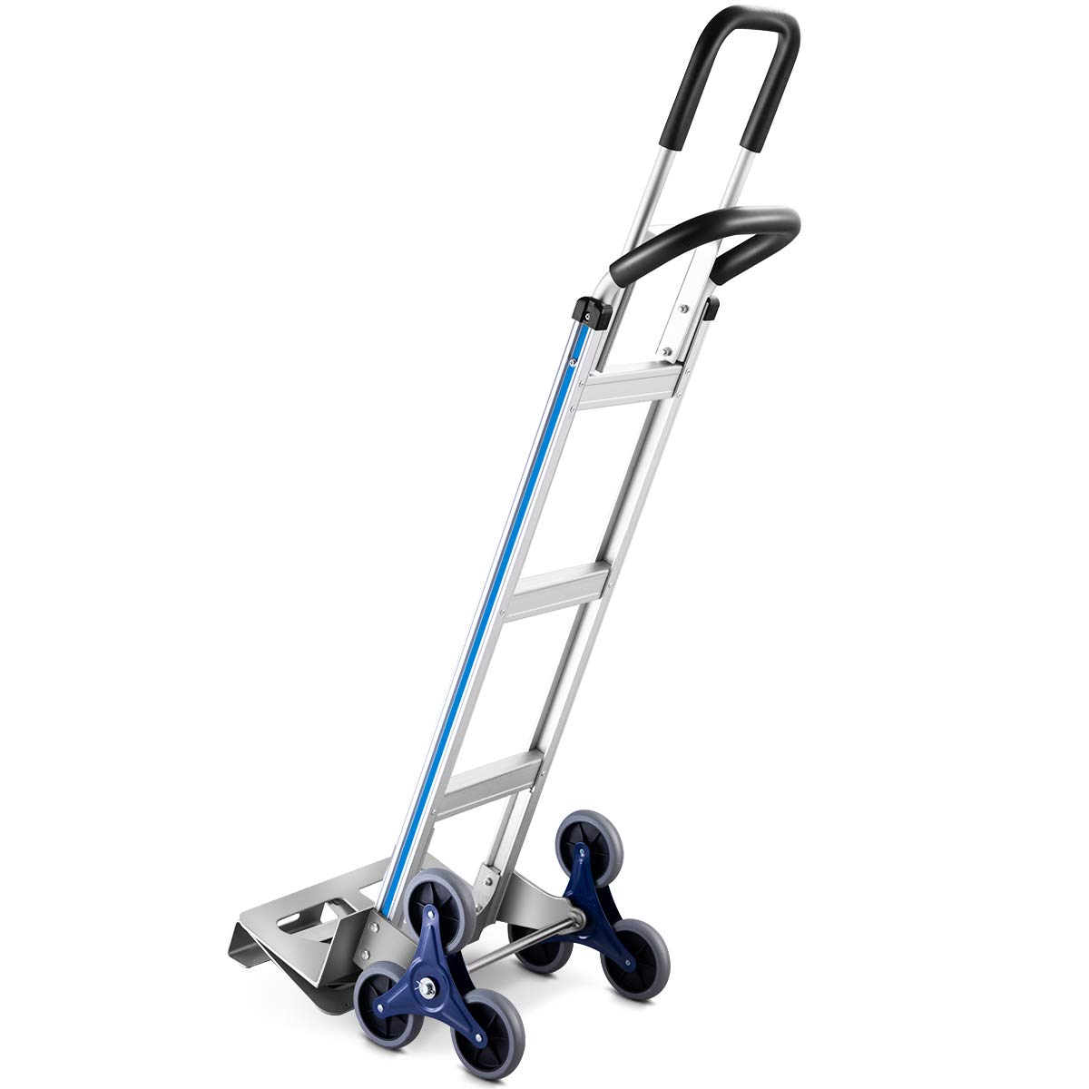 Goplus Aluminum Hand Truck Stair Climber Hand Trucks, 551Lbs Capacity