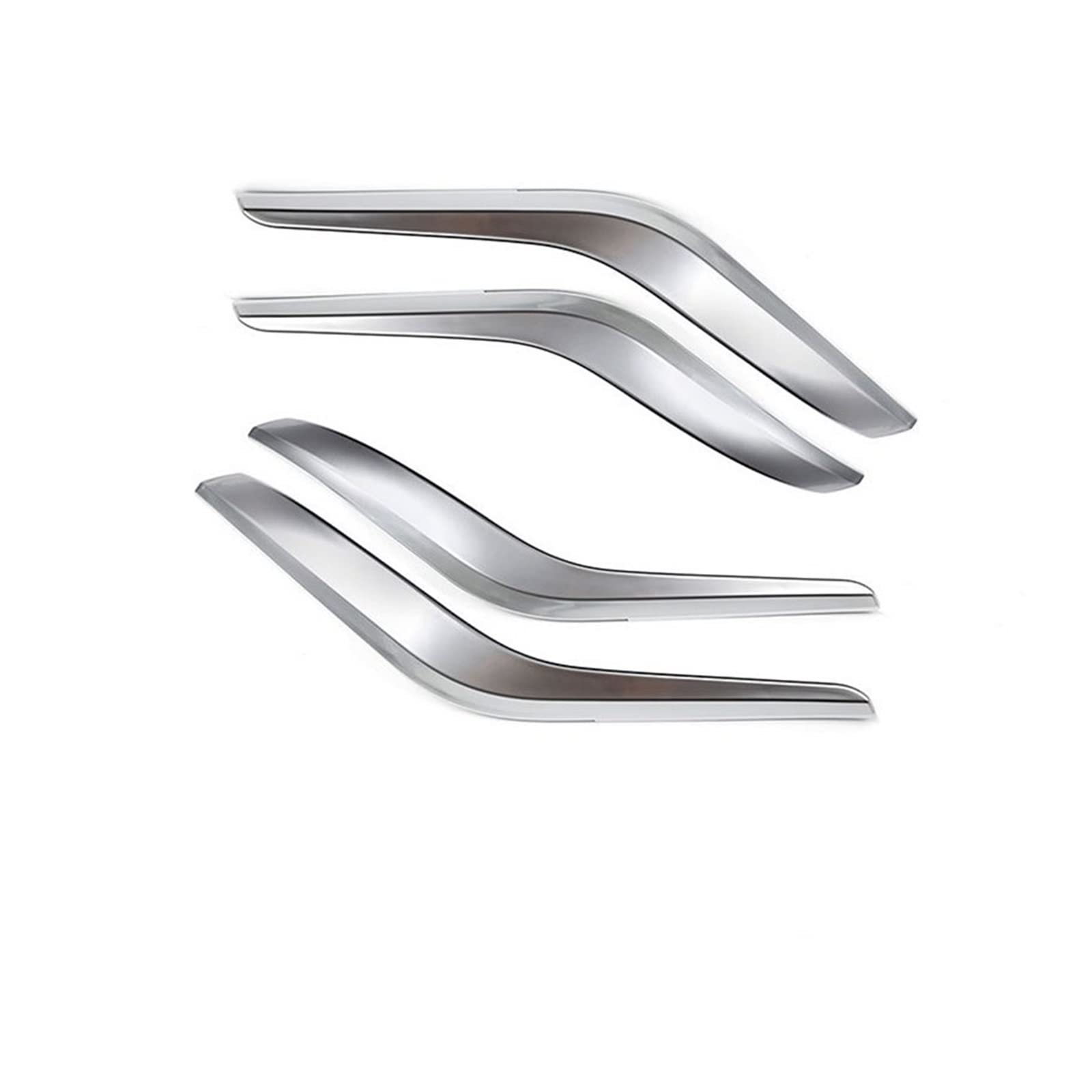 FANGZIQF Inner Door Pull Handles for X1 for E84 2010-2016 Car Interior Door Pull Decorative Cover(Silver Plating)
