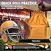 VqVozSua Football Kicking Tee Stand, Field Goal Punter Kick Off Holder Compatible with All Football Sizes, Portable Football Accessories Practice Gifts for Tracker