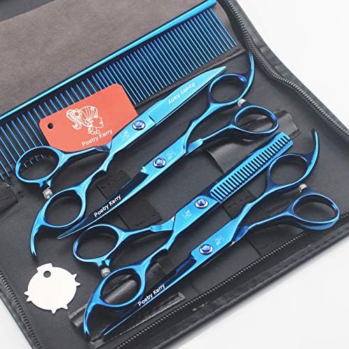 high-end Professional pet Care 6 inch pet Scissors 440C Steel Bule (Set)