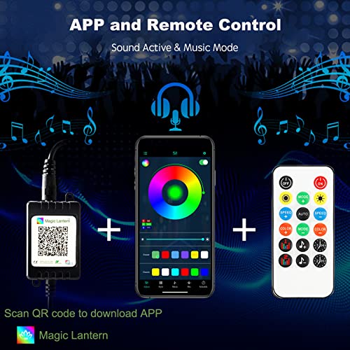 Jushope 71 Inches Car Hood Led Light Strips, Car Exterior Lights With Dreamcolor Chasing, Flexible Rgb Daytime Running Light With Wireless App And Remote Control, Waterproof Led Headlights For Car #TOP5