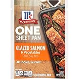 McCormick, One Sheet Pan Glazed Salmon & Vegetables Seasoning Mix, 1.12 Oz