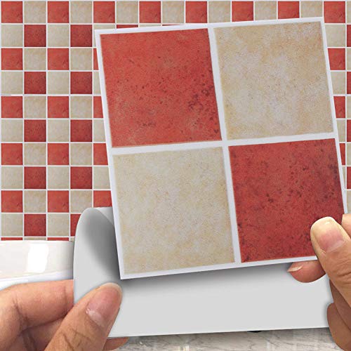 Adesivo de ladrilho, adesivos de transferência de ladrilho Adesivo de PVC, reutilizável para cozinha