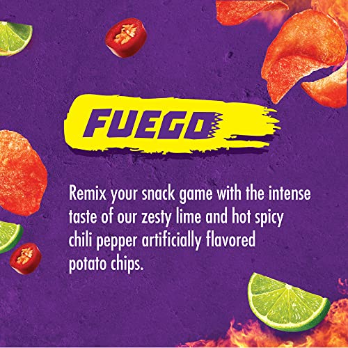 Takis Kettlez Fuego Potato Chips, Hot Chili Pepper And Lime Artificially Flavored Chips, 8 Ounce Bag #TOP4