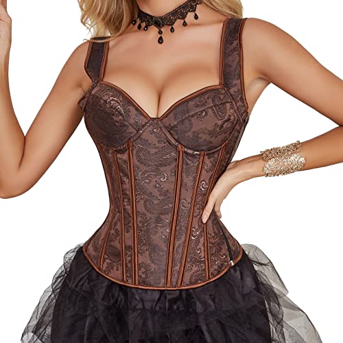 Corset Renaissance pour Halloween et soirées clubwear rétro Y2K - 4