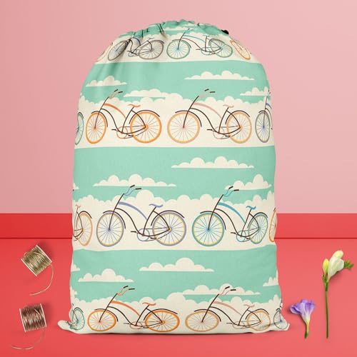 Image of ArtzFolio Retro Design | Reusable Sack Bag | Bag for Gym, Storage, Vegetable & Travel
