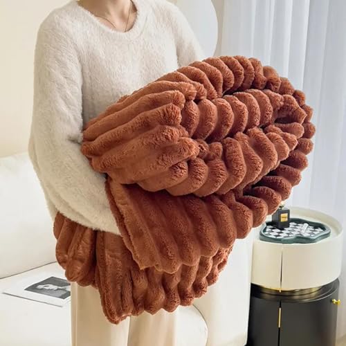 Couverture pelucheuse pour soirées cocooning chaleureuses au salon - 4