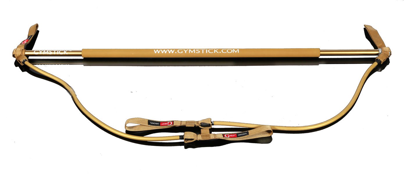 Bâton Gymstick 2,0 Gold extrêmement solide - Avec poster et sac