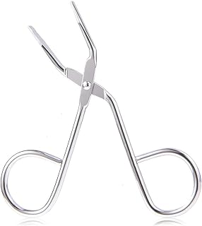 Sweetpea�Eyebrow Tweezers Stainless Steel Professional Scissors Handle Eyebrow Tweezers Silver-picture-28