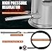 Nelyrho 6KG Melting Furnace Kit - Stainless Steel Foundry with Crucible, Crucible Tongs, Gloves - Ideal for Smelting Gold, Silver, Copper, and Aluminum - Metal Recycling Casting Tool