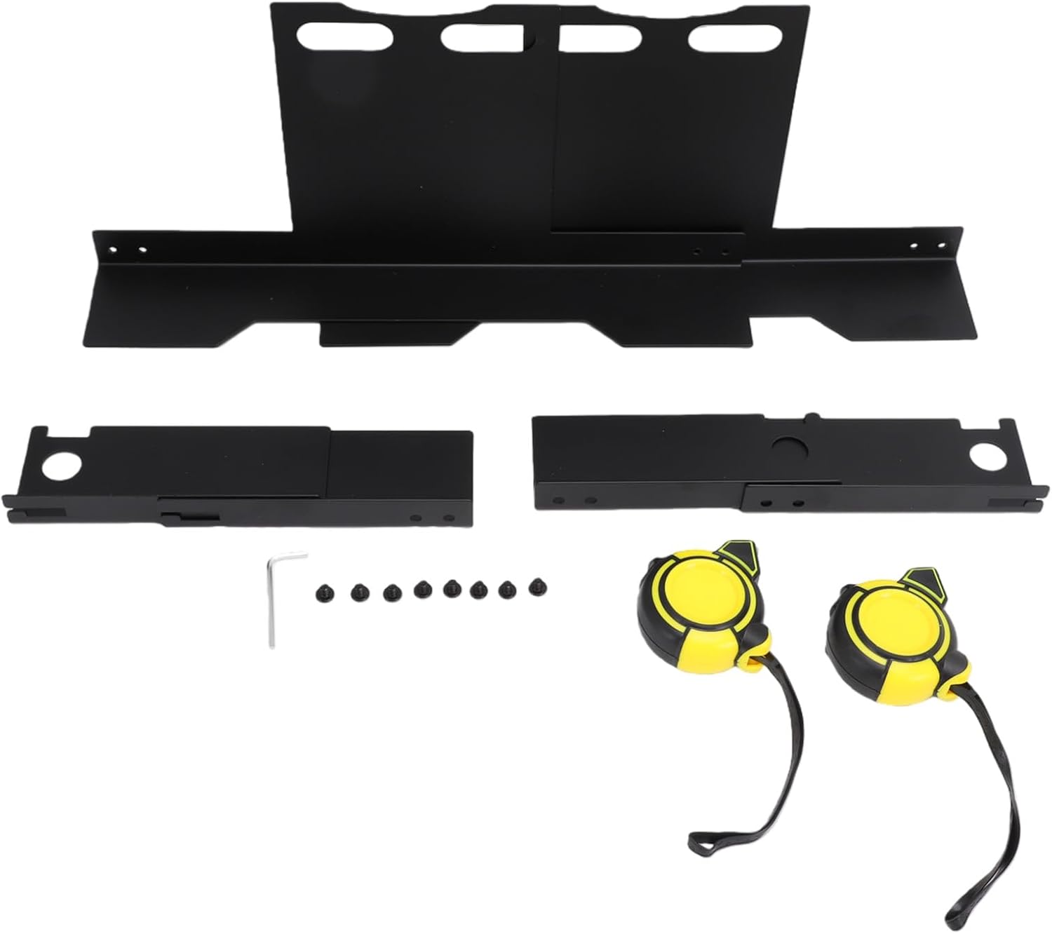 Naroote Heavy Duty Toe Alignment Plate Tool, Detachable Universal Automotive Alignment Tool, All Steel Construction Kit with 2 Imperial Tape, Ideal for Car, Truck & SUV