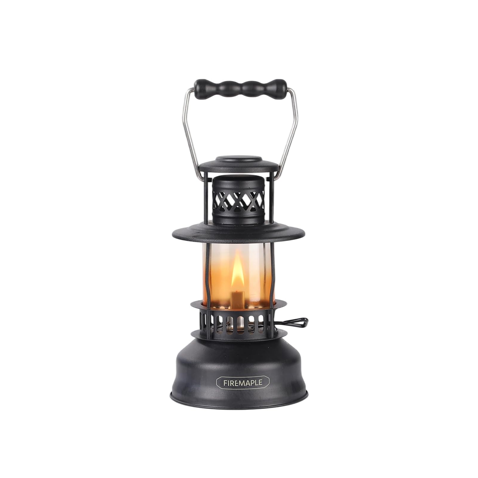 Fire-Maple Vintage Petroleumlampe 400 ml – Retro Camping Laterne aus Metall, tragbare Outdoor Öllampe für Bushcraft, Garten & Notfallbeleuchtung (Petroleum nicht enthalten) | Kaltgewalzter Stahl & Glas, Vintage Ästhetik, Kapazität: 13,5 fl.oz, Gewicht: 50