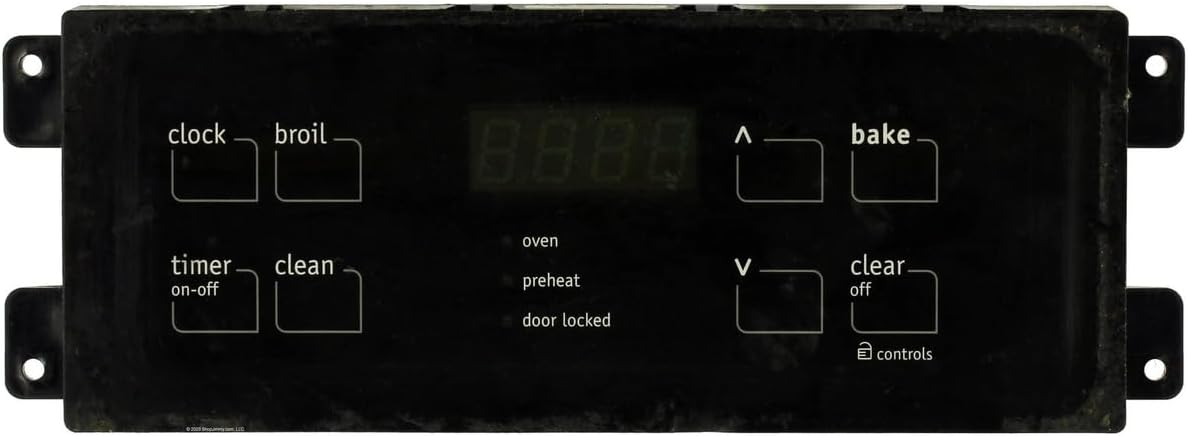 Replacement for Electrolux Oven 316557114 Electronic Clock Timer ES200, Black Overlay #Used # Tested