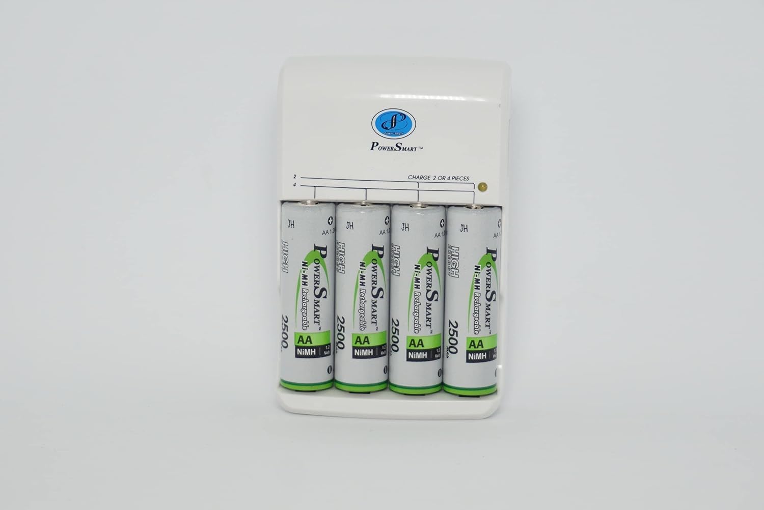 Power Smart PS 345+2500 BP4 Standard AA-AAA NiCd-NiMH and USB Output Charger with 2500 mAh 4 AA Cells Ready to Use Rechargeable Battery-image-18