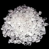 [GOLD STONE] クラック レインボー 水晶 爆裂水晶 さざれ石 浄化用 パーツ 材料 ハンドメイド ホワイト 100g