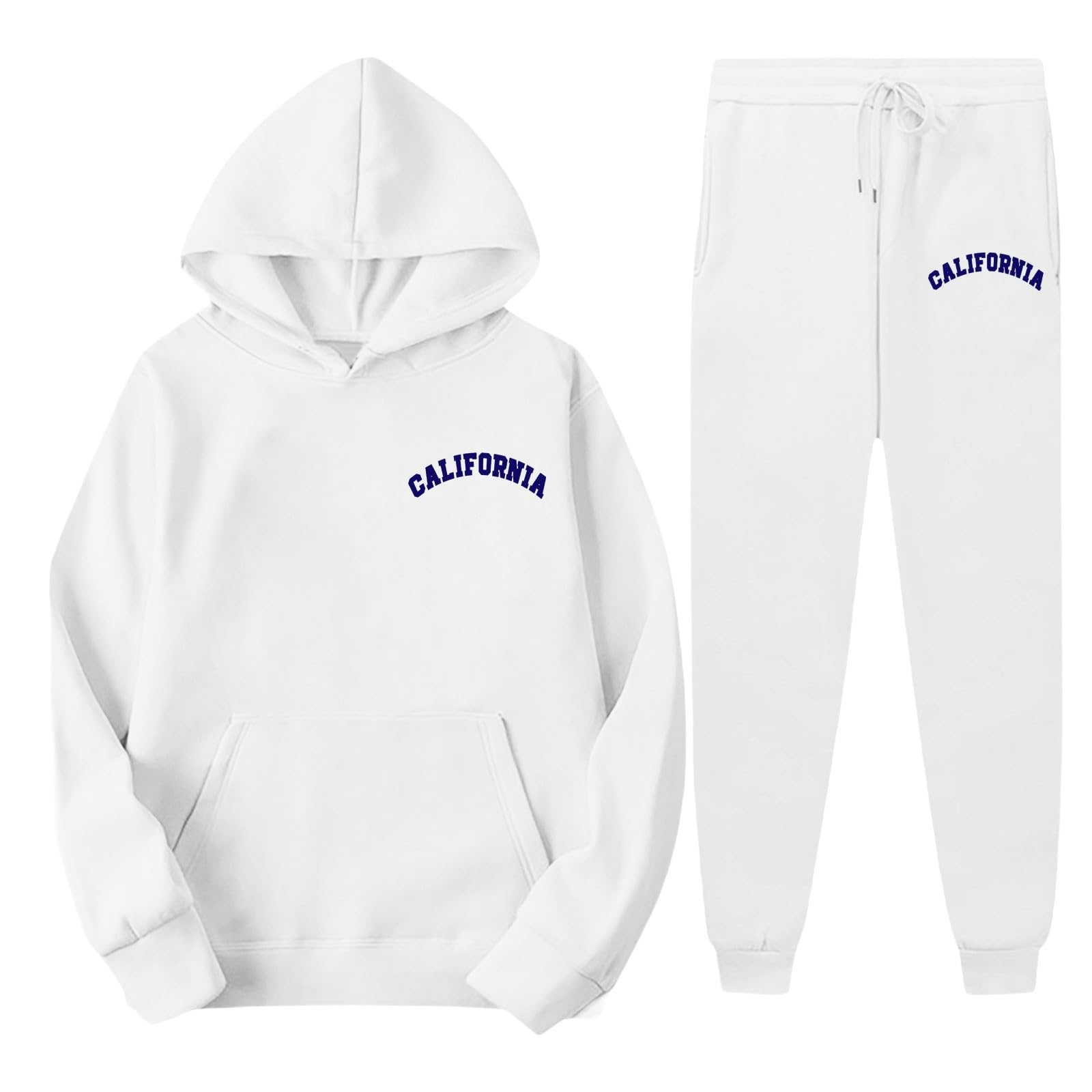 Ensemble De Sport Femme - Manches Longues Automne Hiver Tracksuit Sport Fitness Décontracté Sportswear Léger Coton Tenue 2 Pièces Souple Classique Ensemble Jogging Confortable Elastique Sweat+Pantalon
