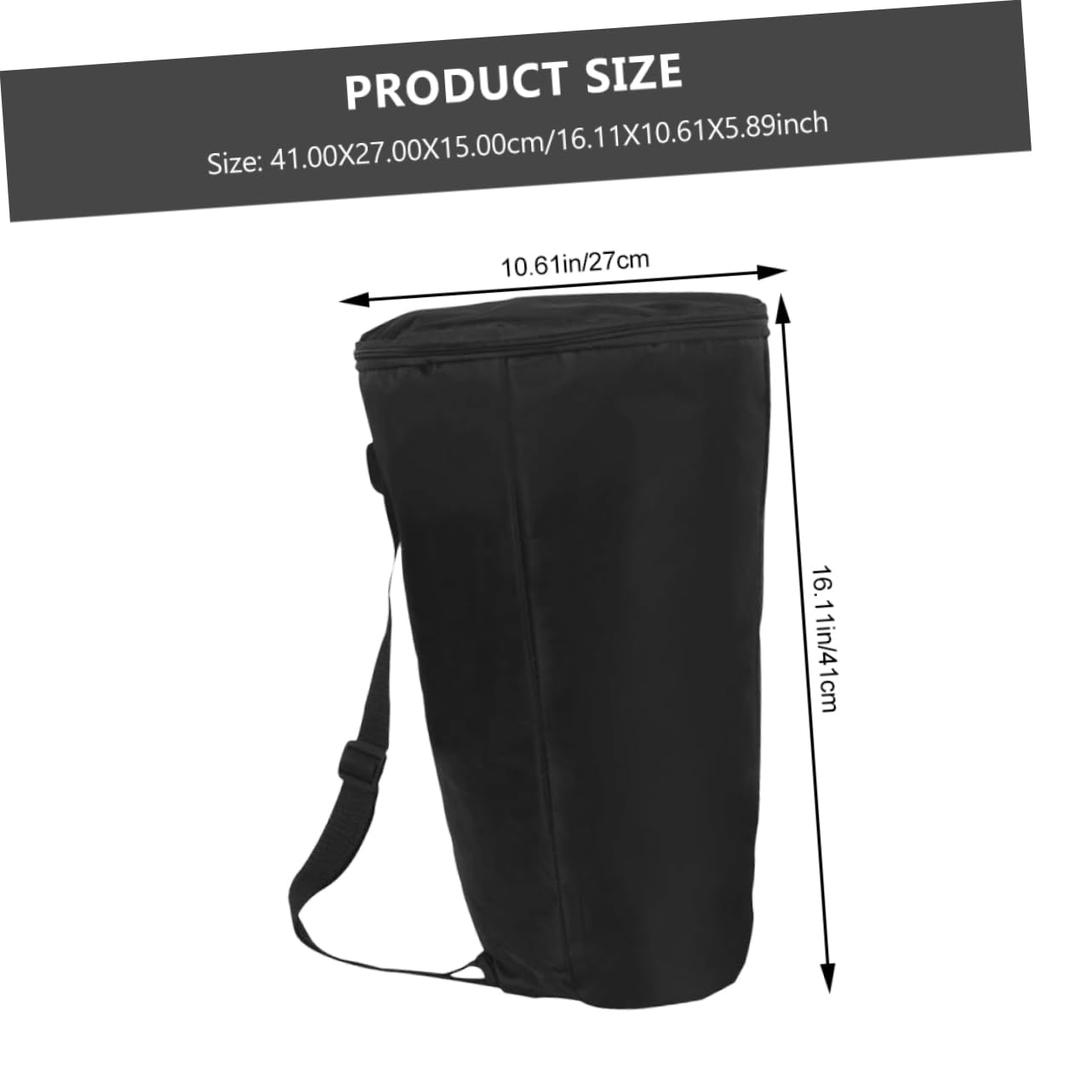 BESPORTBLE Oxford Cloth African Drum Bag Waterproof Carrying Backpack for Percussion