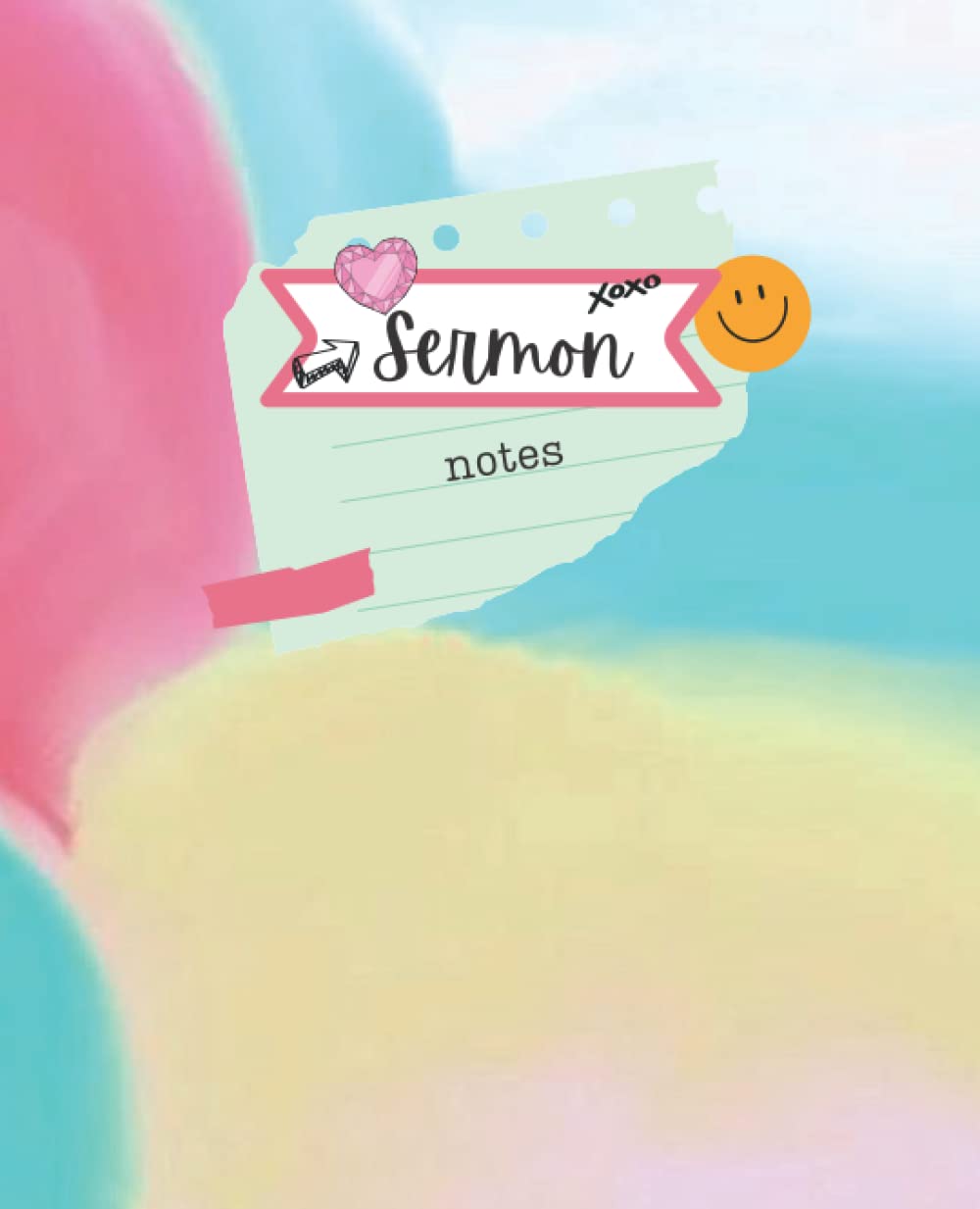 Sermon Notes Journal for women, teen girls, pre-teen girls: 52 Weeks