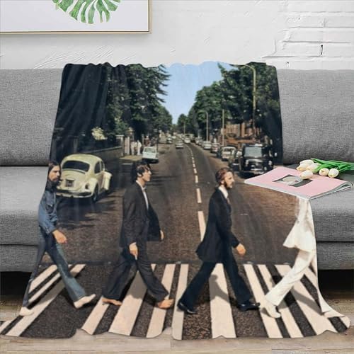 AMNOOL Couverture à Motif 3D The Beatles,Couverture Polaire Automne/Hiver pour Enfants,garçons,Adolescents,Couverture pour canapé,Couverture en Flanelle Douce et Confortable 127x152cm - Les Beatles, Paul McCartney, John Lennon, RIngo Starr, George Harrison AMNOOL Couverture à Motif 3D The Beatles,Couverture Polaire Automne/Hiver pour Enfants,garçons,Adolescents,Couverture pour canapé,Couverture en Flanelle Douce et Confortable 127x152cm – Image 3