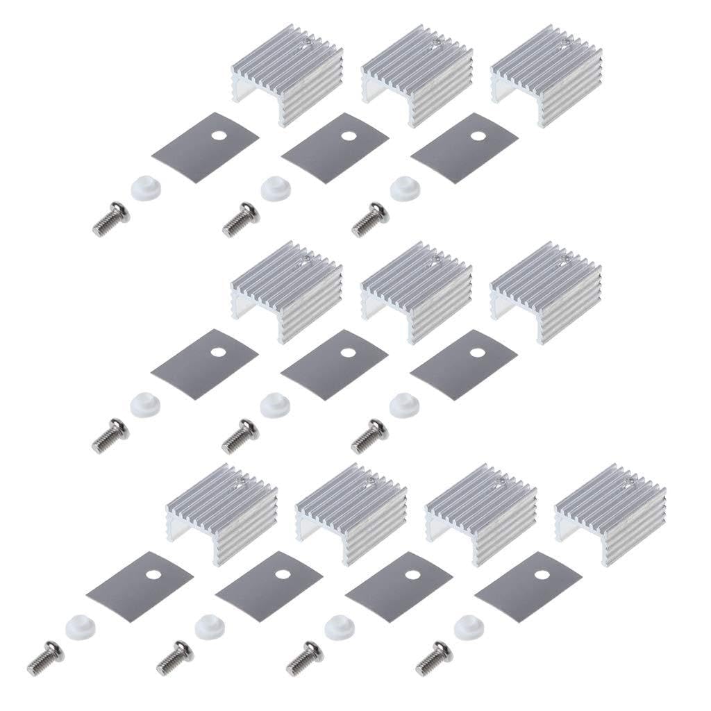 Aluminium TO-220 Heatsink to 220 Heat Sink Transistor Radiator TO220 Cooler Cooling 20x15x10MM Heat Sink Tubing