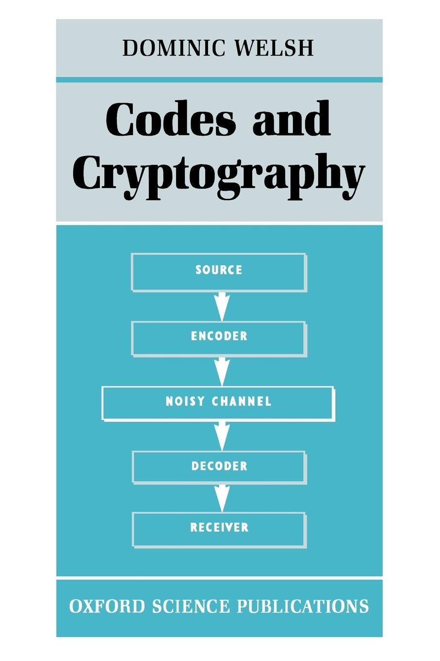 Codes and Cryptography by Dominic Welsh - 9780198532873
