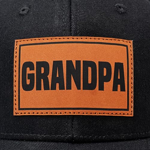 Image of Papa Dad Trucker Hat - Adjustable Men's Snapback Hats for Dad Grandpa, Fathers Day Birthday Gifts from Daughter Son