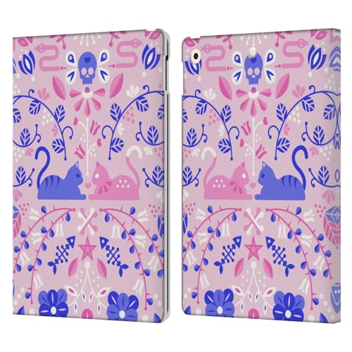 Étui portefeuille chatons iPad 10.2 idéal pour travailler au café avec style