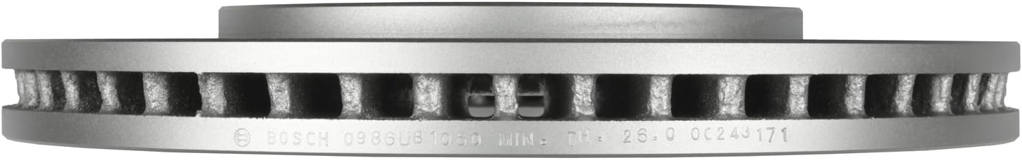 BOSCH 40011066 QuietCast Premium Disc Brake Rotor - Compatible with Select Nissan Frontier, Pathfinder, Xterra; Suzuki Equator; FRONT - Single