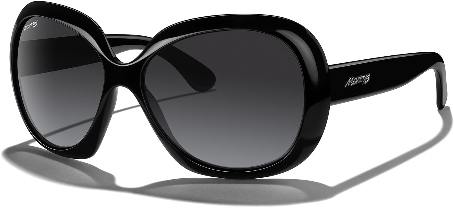 MERRY'S Oversized Polarized Sunglasses for Women - Retro Butterfly Frame S6098