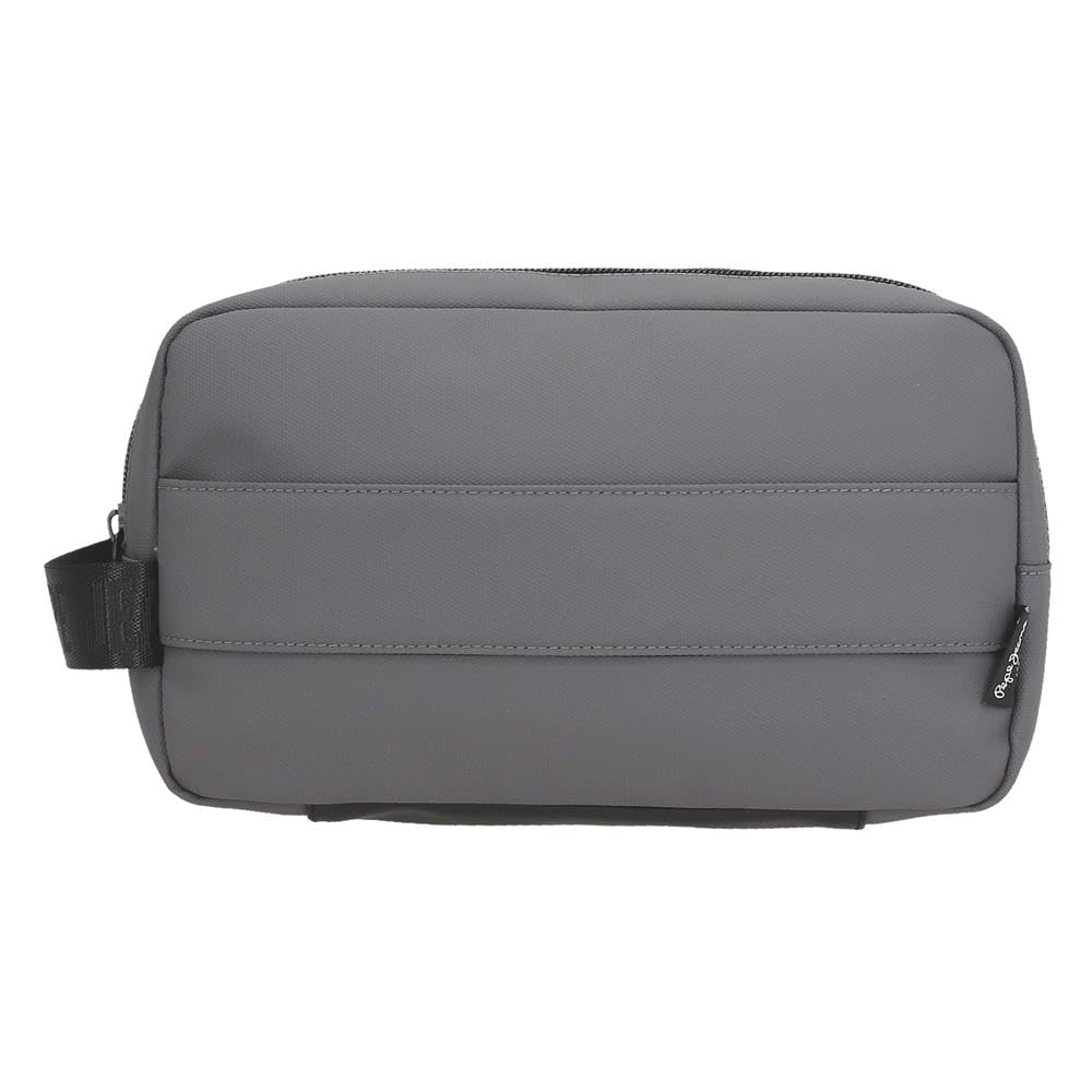 Pepe Jeans Hoxton Nececer Adaptacyjny Szary 26x16x12 cm Poliester i PU by Joumma Bags, Szary, Talla única, Adaptacyjna kosmetyczka