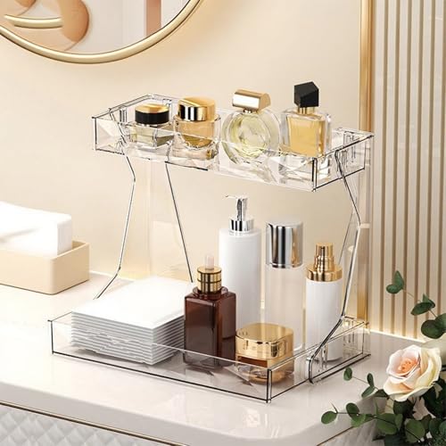 Étagère multicouche cosmétique modulaire pour petits espaces de rangement - 7