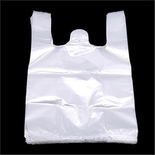 JIYAN T-shirt Bags (100 Count) (9.45