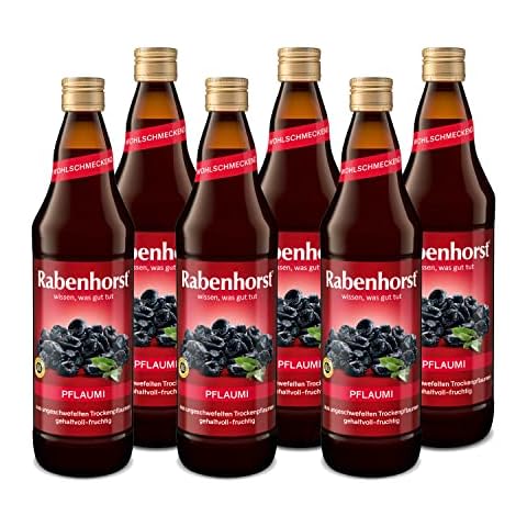 RABENHORST Pflaumi 6er Pack . Fruchtiges Pflaumen-Getränk aus ungeschwefelten Trockenpflaumen Cover