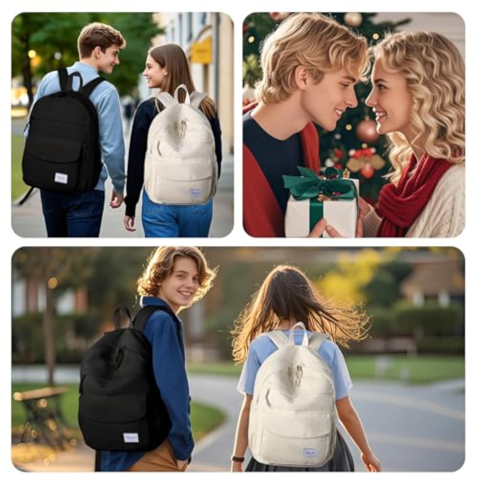 Corduroy Women Backpack with Plush Bookbag