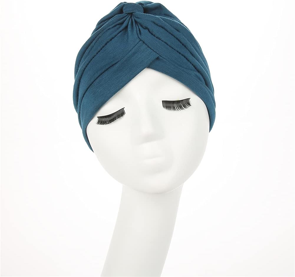 beauty YFJH Women's Cotton Turban Head Wrap Cancer Chemo Beanies Cap Headwear Cap Bonnet Hair Loss Hat - Image 4