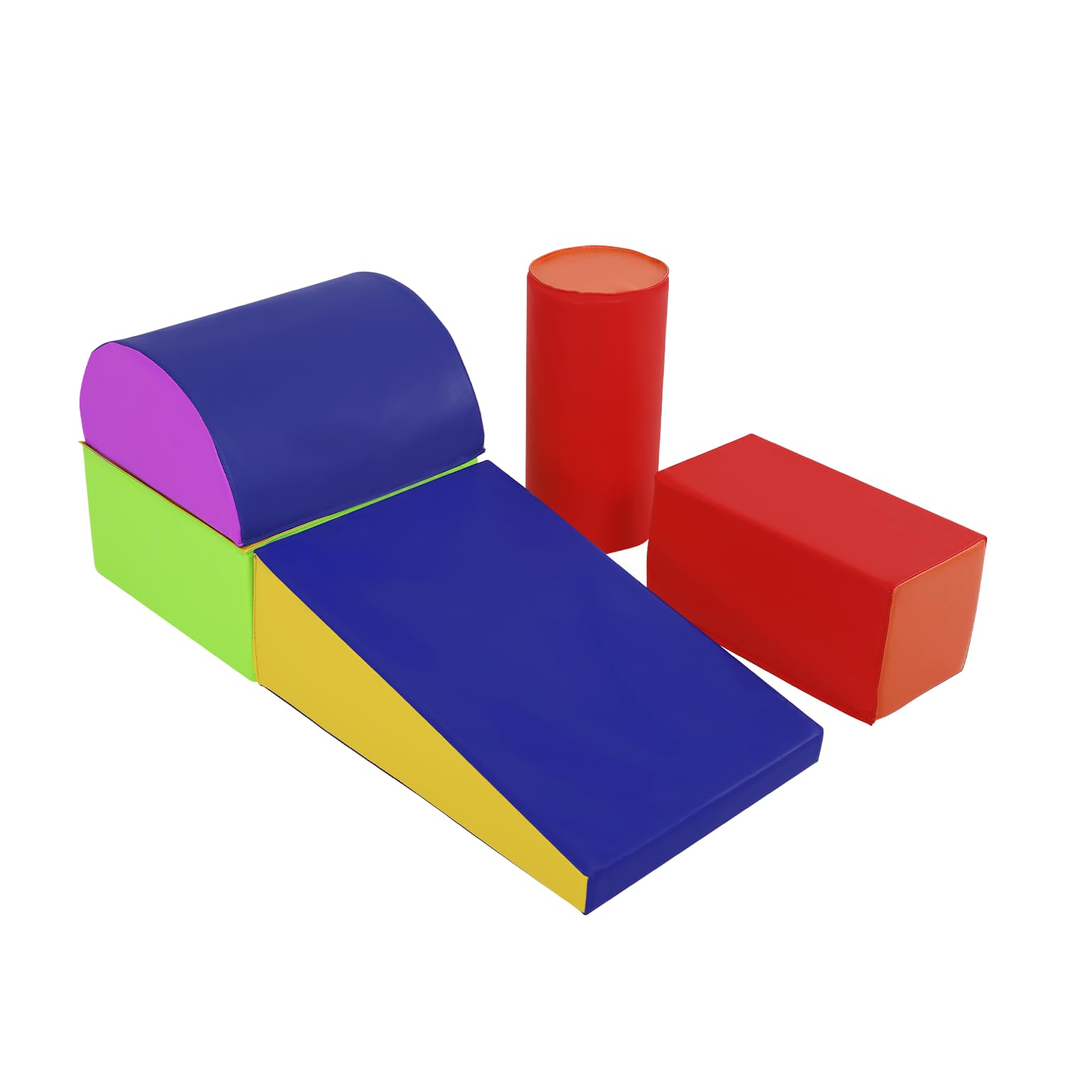 PayLessHere Foam Climbing Blocks for Toddlers 1-3 Toddler Soft Play Equipment Climbing Toys Indoor Climbers & Play Structures Toys for Toddlers Baby Climbing Blocks(CM, 5 Piece)