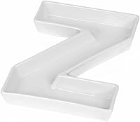 Vista 31 de Plato de cerámica para dulces y nueces, decoración para bodas y fiestas, Blanco