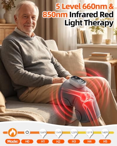Knee Massager with Heat and Red Light Therapy - image 2
