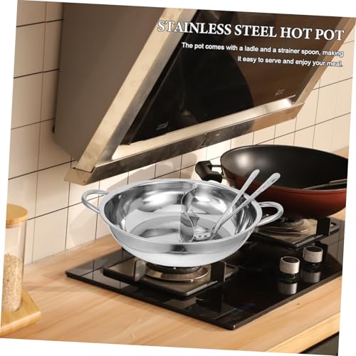Set de Olla Doble Acero Inoxidable con Cuchara Coladora miniatura 5